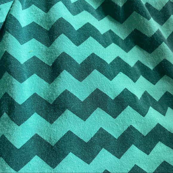 Ella Moss Green Chevron Halter Top w/Tie ~ Size S - Picture 4 of 5